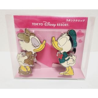 ディズニー(Disney)の新品　ドナルド　×　デイジー　スタンドクリップ(キャラクターグッズ)