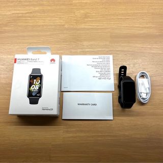 HUAWEI - HUAWEI band7 スマートウォッチ ウェアラブル 黒 血中酸素測定 睡眠