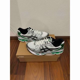 アシックス(asics)のAsics Gel-Kayano14 White/Malachite Green(スニーカー)