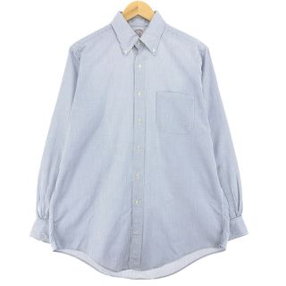 ブルックスブラザース(Brooks Brothers)の古着 90年代 ブルックスブラザーズ Brooks Brothers Est.1818 長袖 ボタンダウンストライプシャツ USA製 メンズM ヴィンテージ /eaa446953(シャツ)