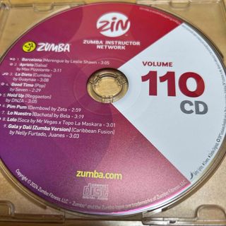 ズンバ(Zumba)のZIN109 ズンバ　CD zumba(クラブ/ダンス)