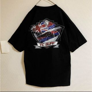 ヴィンテージ(VINTAGE)のT&CサーフデザインズオーバーサイズTシャツtシャツハワイサーフィンビッグロゴ黒(Tシャツ/カットソー(半袖/袖なし))