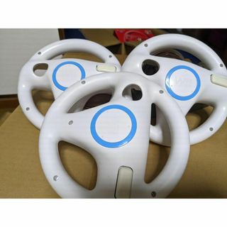 ３個　Wii WiiUマリオカート ハンドル　マリオカート 任天堂純正品(家庭用ゲーム機本体)