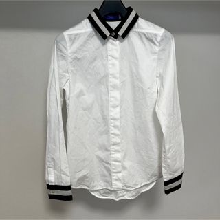 ブルーレーベルクレストブリッジ(BLUE LABEL CRESTBRIDGE)のBLUE LABEL CRESTBRIDGE シャツ ホワイト ストライプ(シャツ/ブラウス(長袖/七分))