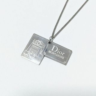 Christian Dior - 美品✨ディオール ブレスレット 銀 ダブルプレート シルバー モンテーニュ