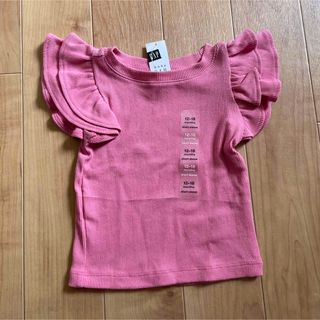 ベビーギャップ(babyGAP)のBaby GAP  ピンクフリルTシャツ(Ｔシャツ)