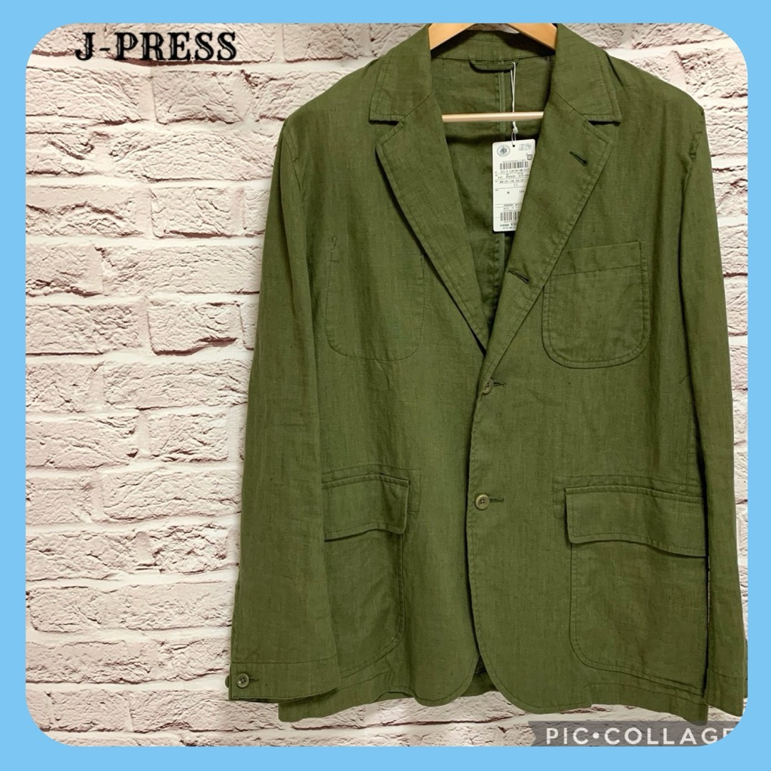 J.PRESS(ジェイプレス)の【未使用】J PRESS ORIGINAL 麻100％　ジャケット メンズのジャケット/アウター(テーラードジャケット)の商品写真