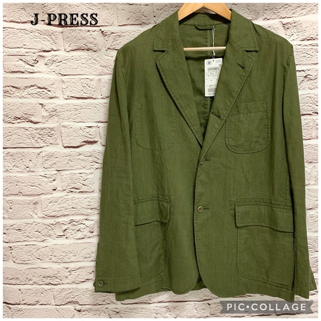 J.PRESS(ジェイプレス)の【未使用】J PRESS ORIGINAL 麻100％　ジャケット メンズのジャケット/アウター(テーラードジャケット)の商品写真