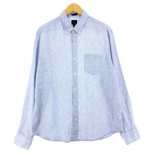 ジェイクルー(J.Crew)の古着 ジェイクルー J.Crew 長袖 ボタンダウンストライプシャツ メンズL /eaa442135(シャツ)