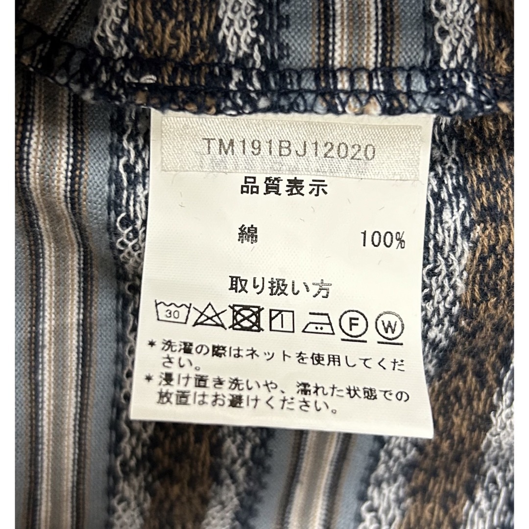 THOUSAND MILE(サウザンドマイル)の新品 THOUSAND MILE サウザンドマイル 半袖カットソー ブルー M メンズのトップス(Tシャツ/カットソー(半袖/袖なし))の商品写真