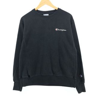 チャンピオン(Champion)の古着 チャンピオン Champion リバースウィーブ 復刻 単色タグ プリントスウェットシャツ トレーナー メンズM /eaa410298(スウェット)