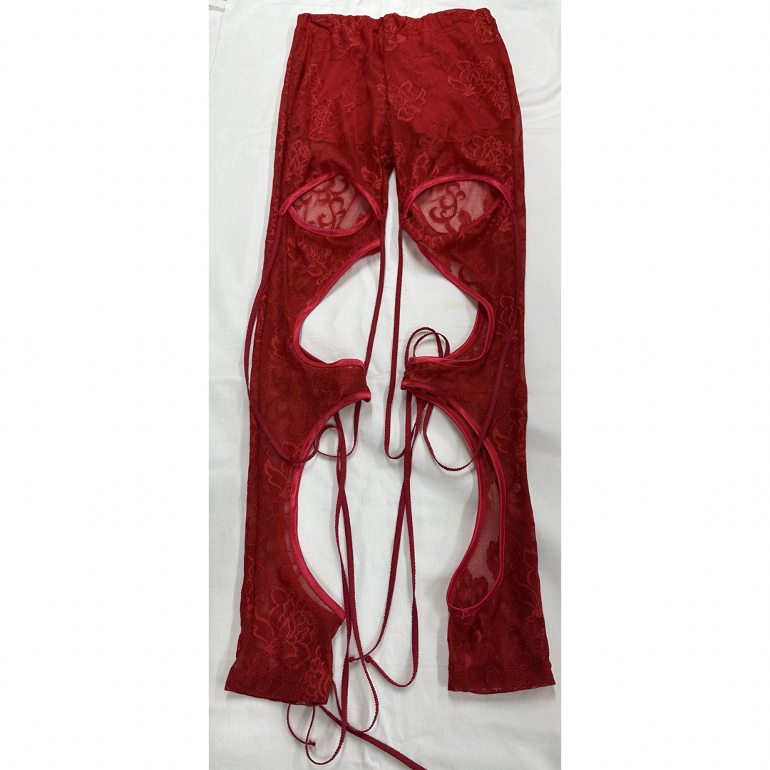 COMME des GARCONS - AKIKOAOKI /Linge leggings long / redの COMME des GARCONS - AKIKOAOKI /Linge leggings long / redの