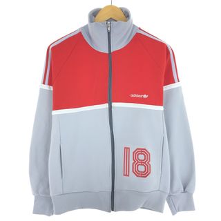 アディダス(adidas)の古着 70~80年代 アディダス adidas バックプリント ジャージ トラックジャケット メンズS ヴィンテージ /evb003962(その他)