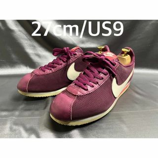 ナイキ(NIKE)の27cm NIKE CLASSIC CORTEZ LEATHER ダークレッド(スニーカー)