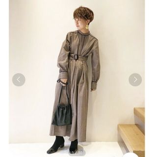 TODAYFUL - 新品未使用　TODAYFUL　パイピングチェックワンピース