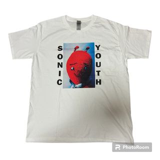 新古品 SONIC YOUTH バンド Tシャツ XL 白(Tシャツ/カットソー(半袖/袖なし))