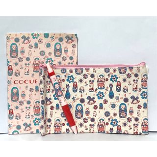 コキュ(COCUE)のCOCUE   コキュ　レトロ　レア　　　　　　マトリョーシカ柄　文具3点セット(キャラクターグッズ)