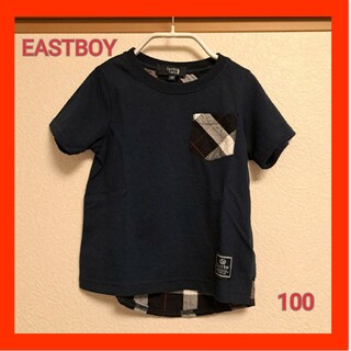 EASTBOY - イーストボーイ　EASTBOY　半袖Tシャツ　ネイビー　キッズ　Tシャツ
