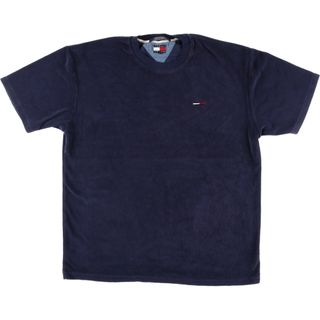 トミーヒルフィガー(TOMMY HILFIGER)の古着 90年代 トミーヒルフィガー TOMMY HILFIGER 半袖 プリントTシャツ メンズXXL ヴィンテージ /eaa441757(Tシャツ/カットソー(半袖/袖なし))