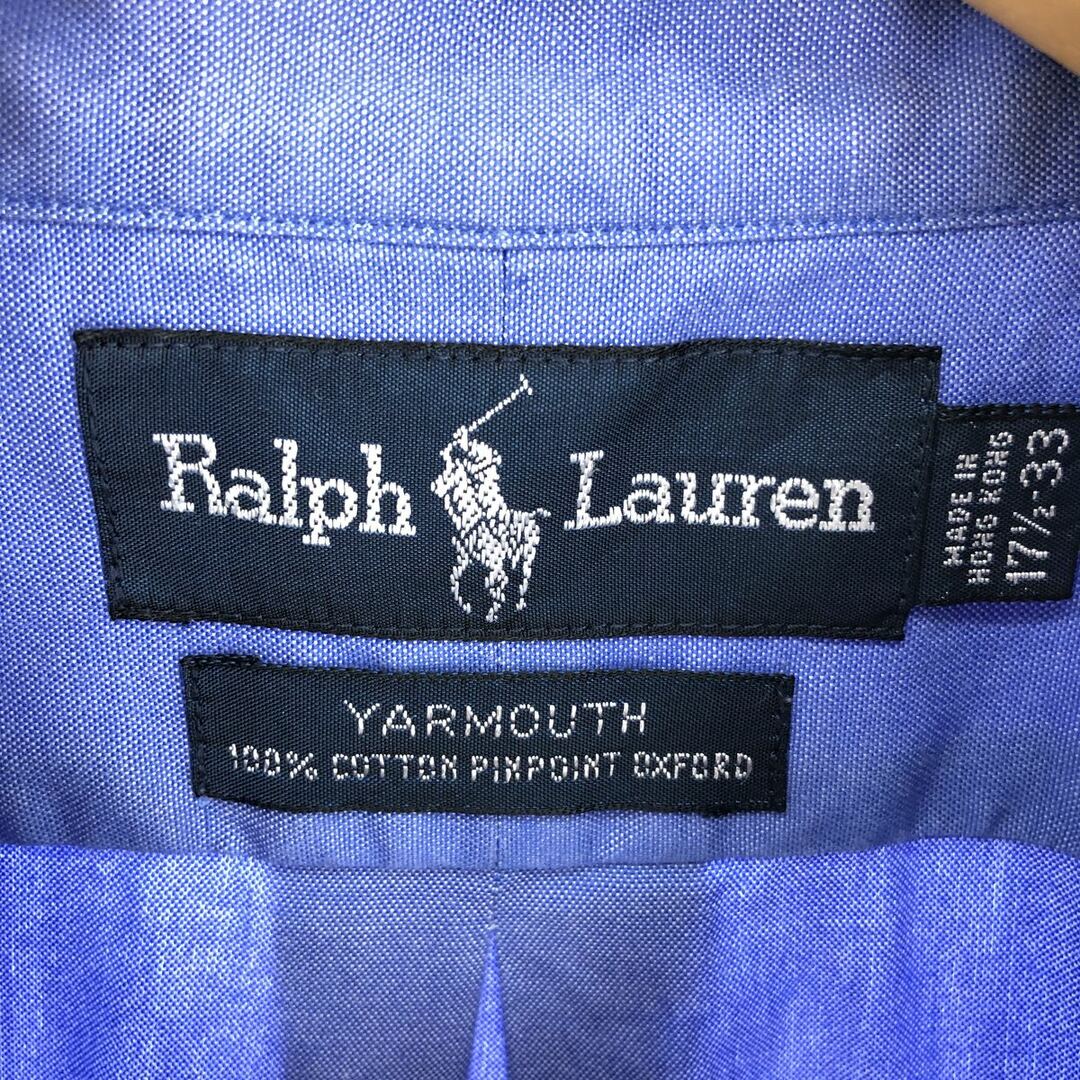 Ralph Lauren(ラルフローレン)の古着 ラルフローレン Ralph Lauren YARMOUTH 長袖 ボタンダウンシャツ メンズXL /eaa442120 メンズのトップス(シャツ)の商品写真