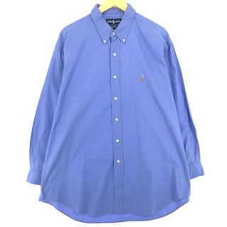 ラルフローレン(Ralph Lauren)の古着 ラルフローレン Ralph Lauren YARMOUTH 長袖 ボタンダウンシャツ メンズXL /eaa442120(シャツ)