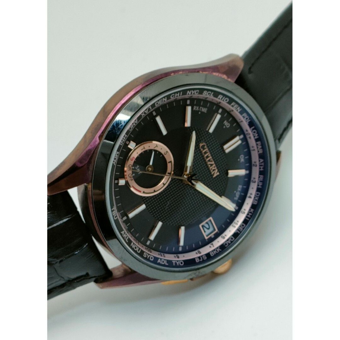 CITIZEN(シチズン)の新品ベルト　シチズン　アテッサ　GPSソーラー     軽量チタン　世界時計 メンズの時計(腕時計(アナログ))の商品写真