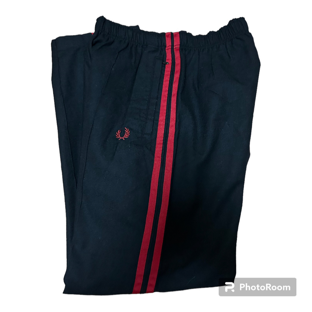 FRED PERRY(フレッドペリー)の美品 90s FRED PERRY wool track pants 32 メンズのパンツ(その他)の商品写真