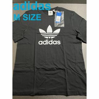 アディダス(adidas)の新品 M アディダス オリジナルス ロゴ Tシャツ 黒 白 CW0709(Tシャツ/カットソー(半袖/袖なし))
