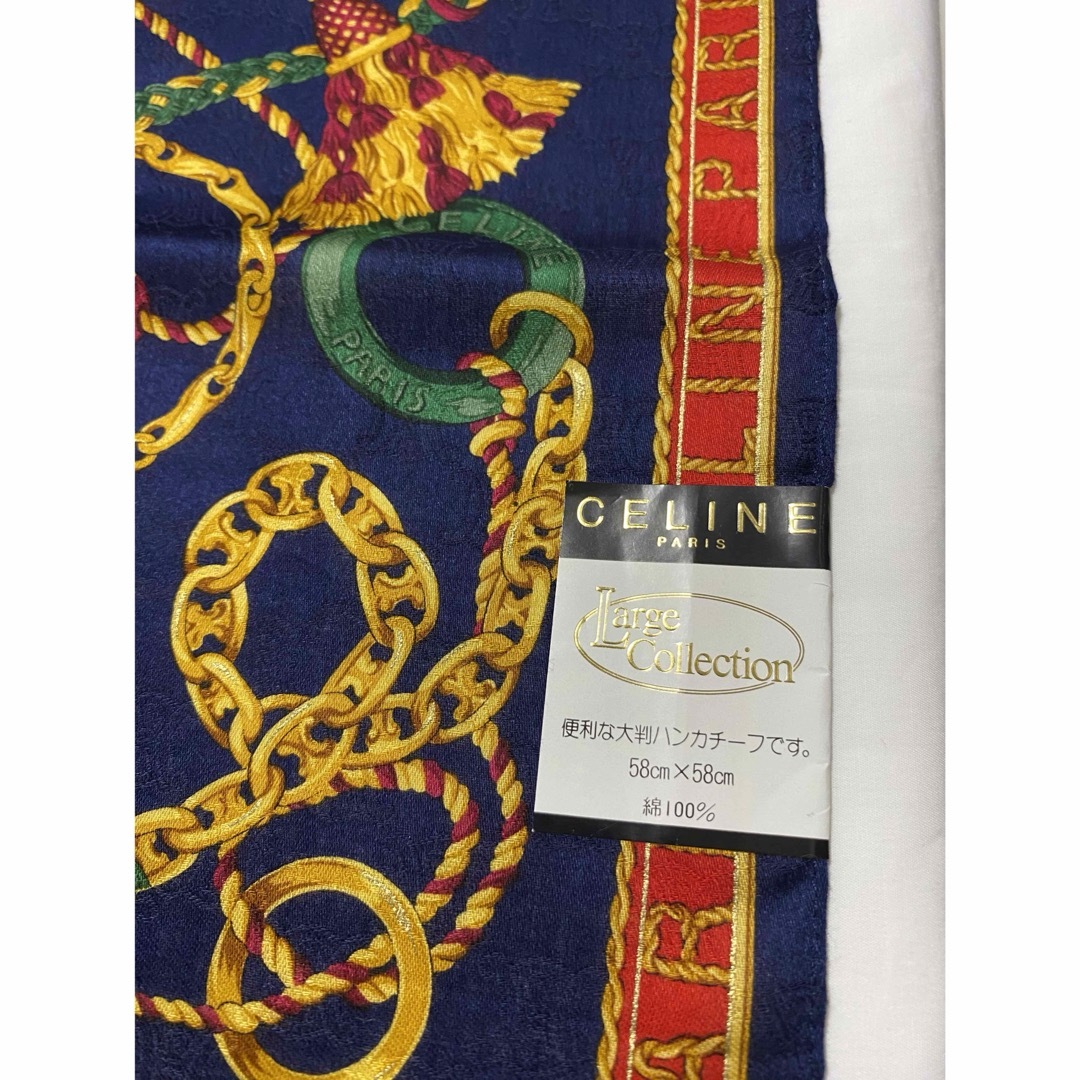 celine(セリーヌ)のセリーヌ CELINE スカーフ 大判ハンカチ ブランドハンカチ レディースのファッション小物(バンダナ/スカーフ)の商品写真
