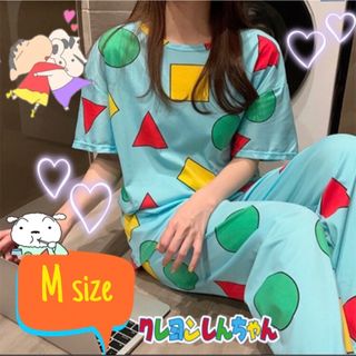 パジャマ 部屋着 セットアップ クレヨン しんちゃん 人気柄　M size(パジャマ)