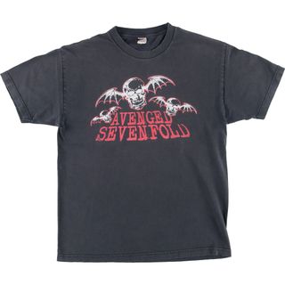 古着 ALSTYLE APPAREL ACTIVEWEAR AVENGED SEVENFOLD アヴェンジドセヴンフォールド バンドTシャツ バンT メンズL /eaa445644(Tシャツ/カットソー(半袖/袖なし))