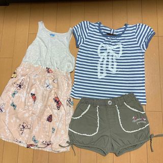 ベビーギャップ(babyGAP)の110センチ3枚セット(ワンピース)