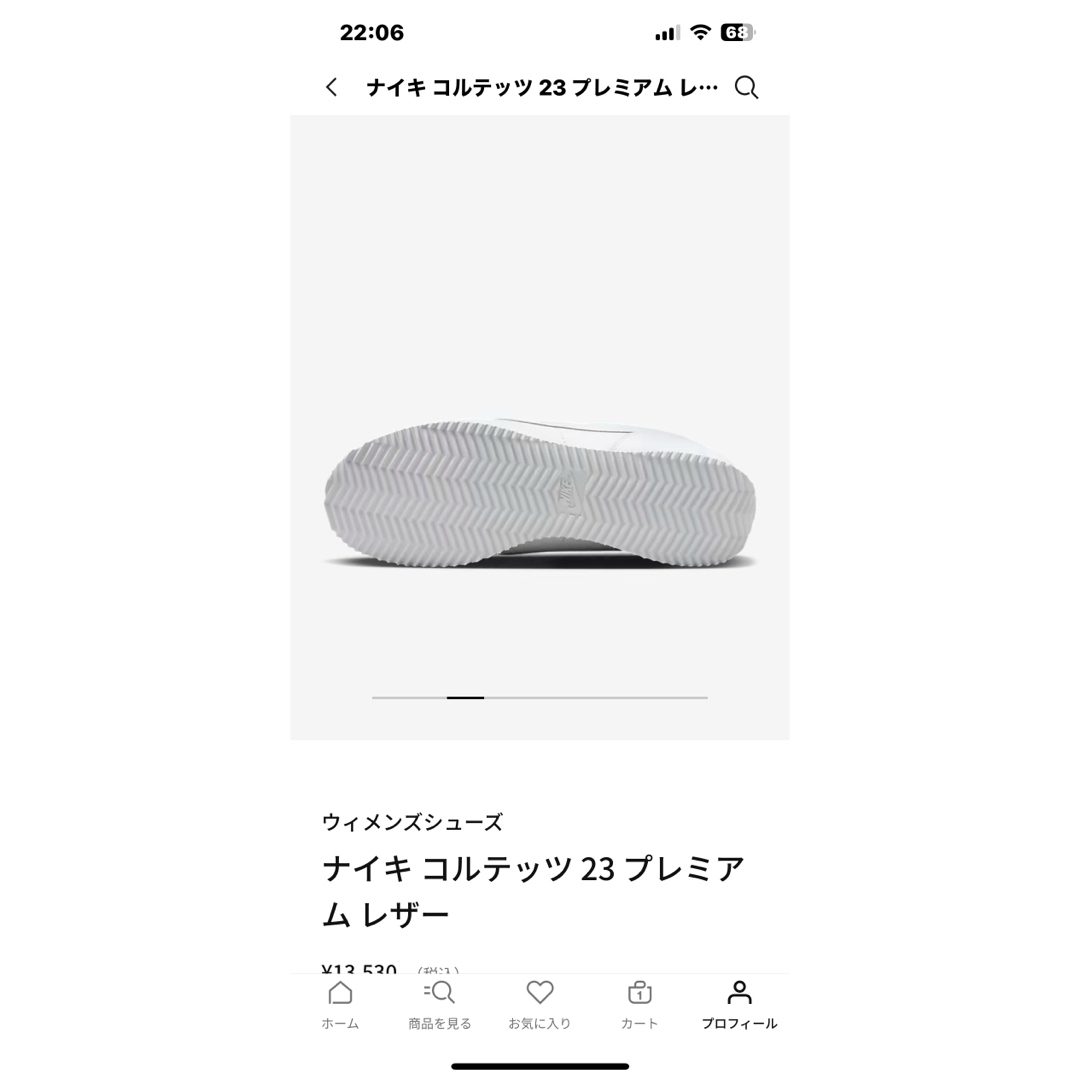 NIKE - ◼️新品未使用 NIKEコルテッツオールホワイトの通販 by NIKE - ◼️新品未使用 NIKEコルテッツオールホワイトの通販 by
