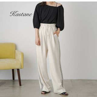 カスタネ(Kastane)の新品 Kastane アシメネックブラウス(シャツ/ブラウス(半袖/袖なし))