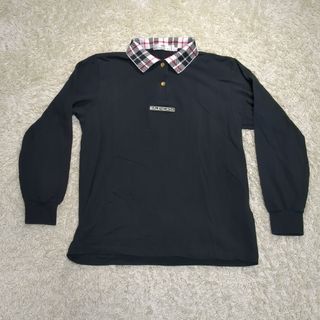 バレンシアガ(Balenciaga)のBALENCIAGA ゴルフ　長袖ポロシャツ サイズM　金ボタン　日本製(ポロシャツ)