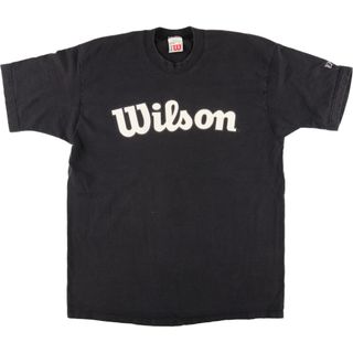 古着 Wilson ロゴTシャツ USA製 メンズXL /eaa441777(Tシャツ/カットソー(半袖/袖なし))