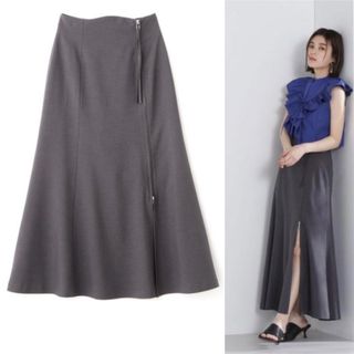 美品｜NATURAL BEAUTY BASIC｜ジップスカート｜M