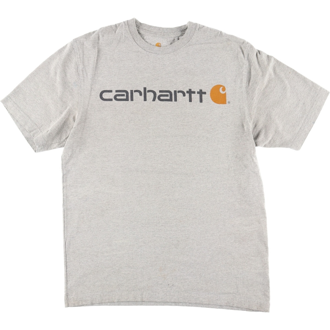 carhartt(カーハート)の古着 カーハート Carhartt ORIGINAL FIT 半袖 ロゴTシャツ メンズM /eaa441769 メンズのトップス(Tシャツ/カットソー(半袖/袖なし))の商品写真