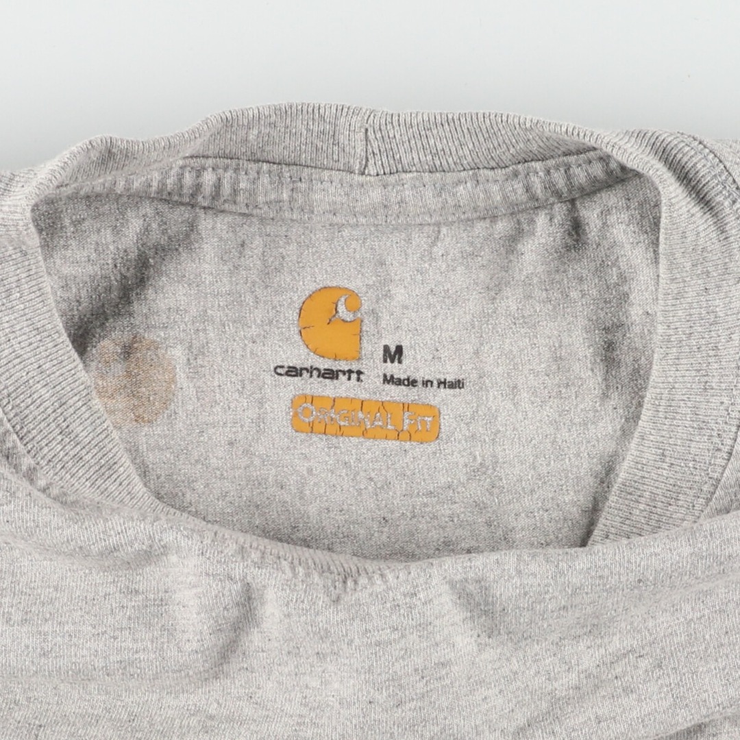 carhartt(カーハート)の古着 カーハート Carhartt ORIGINAL FIT 半袖 ロゴTシャツ メンズM /eaa441769 メンズのトップス(Tシャツ/カットソー(半袖/袖なし))の商品写真