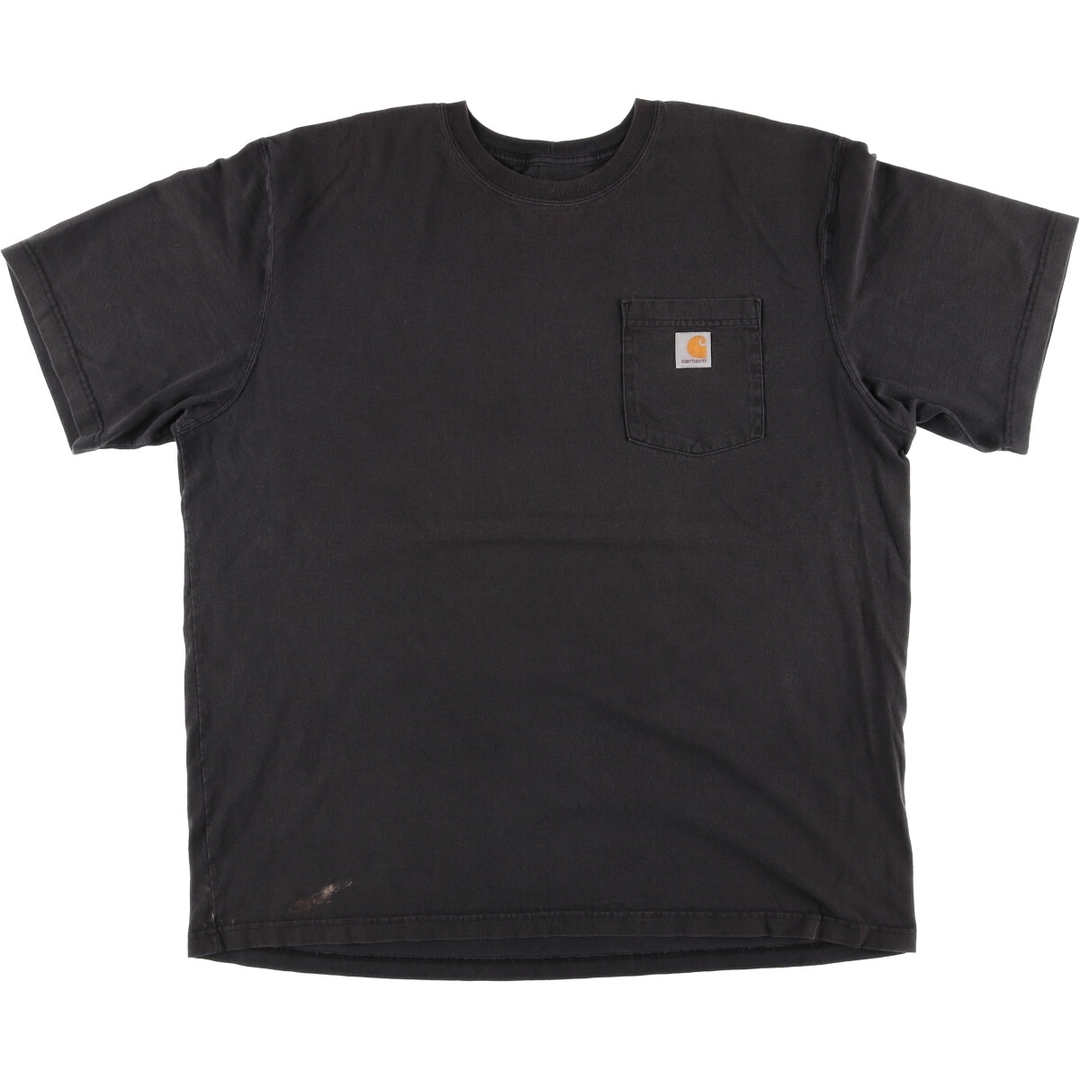carhartt(カーハート)の古着 カーハート Carhartt 半袖 ワンポイントロゴポケットTシャツ メンズXL /eaa441770 メンズのトップス(Tシャツ/カットソー(半袖/袖なし))の商品写真