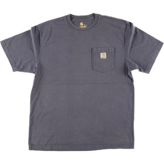 カーハート(carhartt)の古着 カーハート Carhartt ORIGINAL FIT 半袖 ワンポイントロゴポケットTシャツ メンズM /eaa441771(Tシャツ/カットソー(半袖/袖なし))