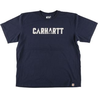 カーハート(carhartt)の古着 カーハート Carhartt RELAXED FIT 半袖 ロゴTシャツ メンズXL /eaa441772(Tシャツ/カットソー(半袖/袖なし))