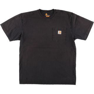 カーハート(carhartt)の古着 カーハート Carhartt ORIGINAL FIT 半袖 ワンポイントロゴポケットTシャツ メンズM /eaa441773(Tシャツ/カットソー(半袖/袖なし))