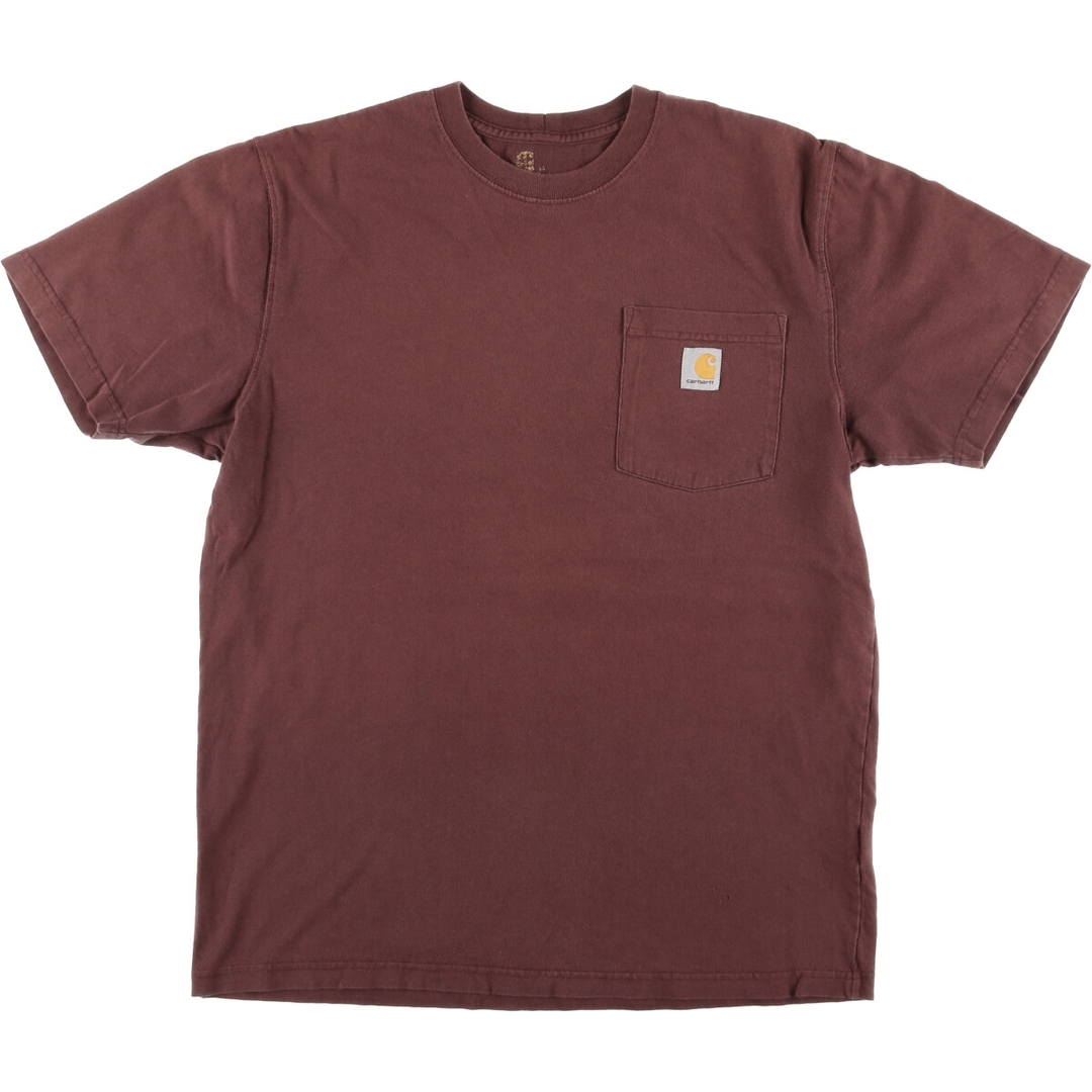 carhartt(カーハート)の古着 カーハート Carhartt ORIGINAL FIT 半袖 ワンポイントロゴポケットTシャツ メンズM /eaa441767 メンズのトップス(Tシャツ/カットソー(半袖/袖なし))の商品写真