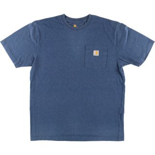 カーハート(carhartt)の古着 カーハート Carhartt ORIGINAL FIT 半袖 ワンポイントロゴポケットTシャツ メンズM /eaa441766(Tシャツ/カットソー(半袖/袖なし))