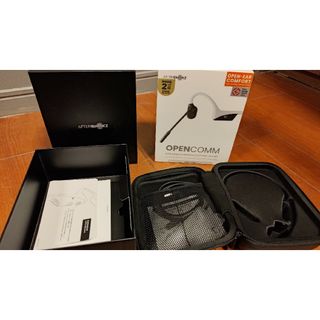 AFTERSHOKZ OPENCOMM 骨伝導ヘッドセット LIGHT GREY(ヘッドフォン/イヤフォン)