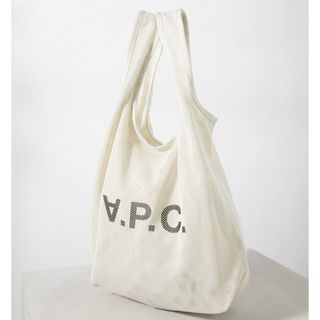 アーペーセー(A.P.C)の新品A.P.C アーペーセー ロゴ メッシュ ショッピングバッグ トートバッグ(トートバッグ)