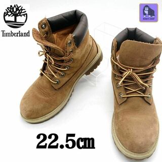 ティンバーランド(Timberland)のティンバーランド　6インチプレミアムブーツ　ブラウン　ミドル　22.5㎝(ブーツ)