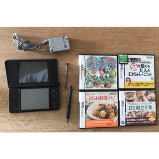 Nintendo ニンテンドーDS i LL 本体＋DSソフト5個　まとめ売り(携帯用ゲーム機本体)