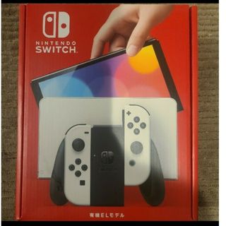 ニンテンドースイッチ(Nintendo Switch)のNintendo Switch 有機ELモデル ホワイト 新品未使用(家庭用ゲーム機本体)